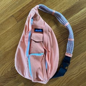 Orange Kavu backpack